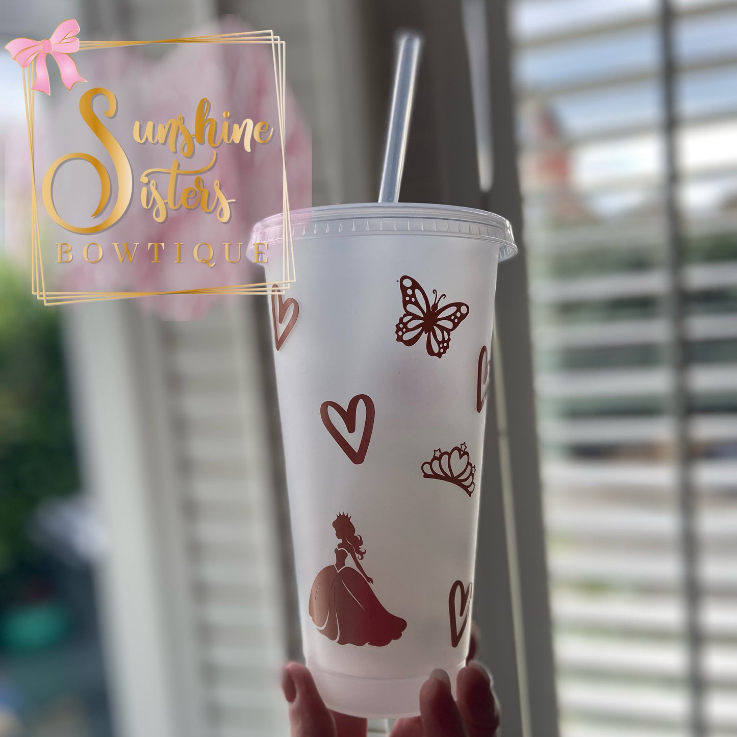 Personalised Princess Themed Birthday Cold Cup