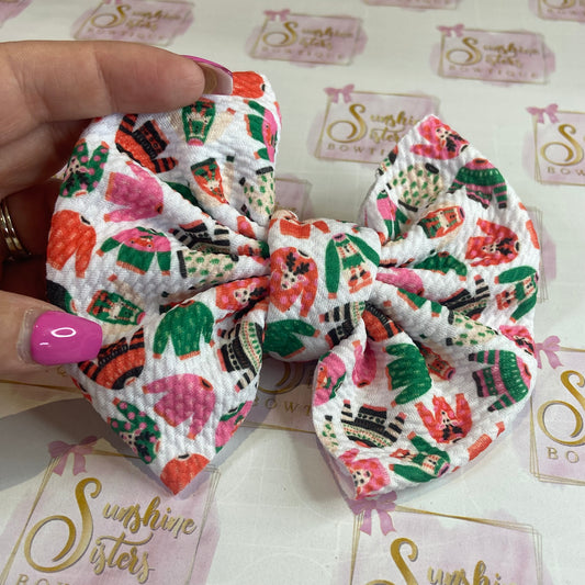 Clearance Christmas Bow Clip