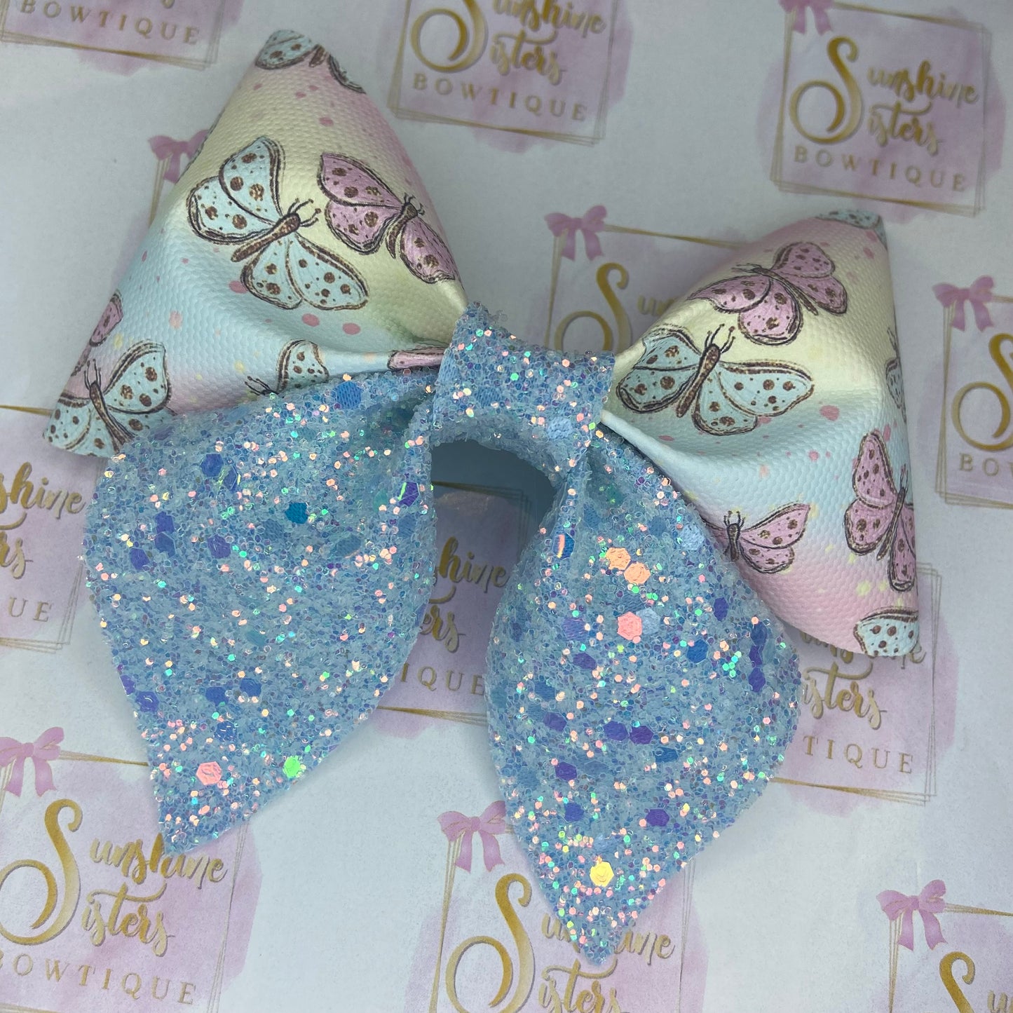 LIMITED EDITION Butterfly Daze Handmade Hair Bow