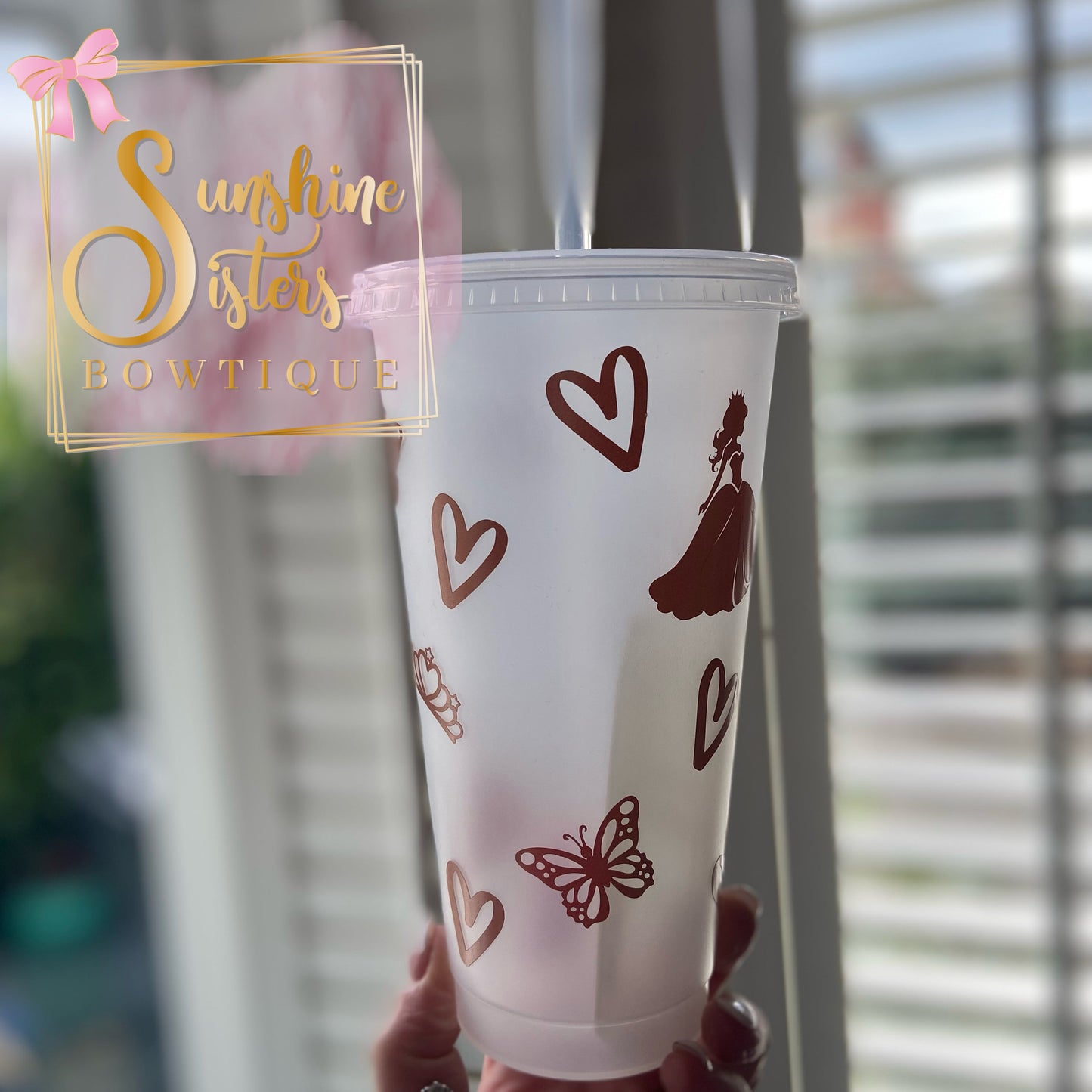 Personalised Princess Themed Birthday Cold Cup