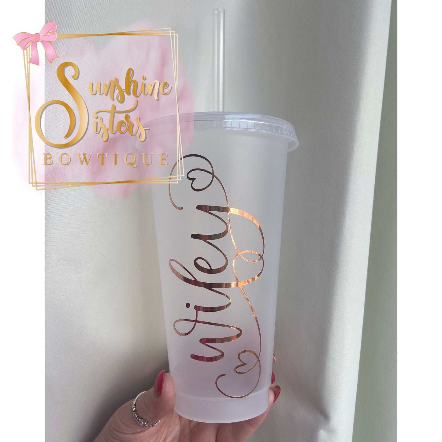 Newly Wed Customised 24oz Cold Cups