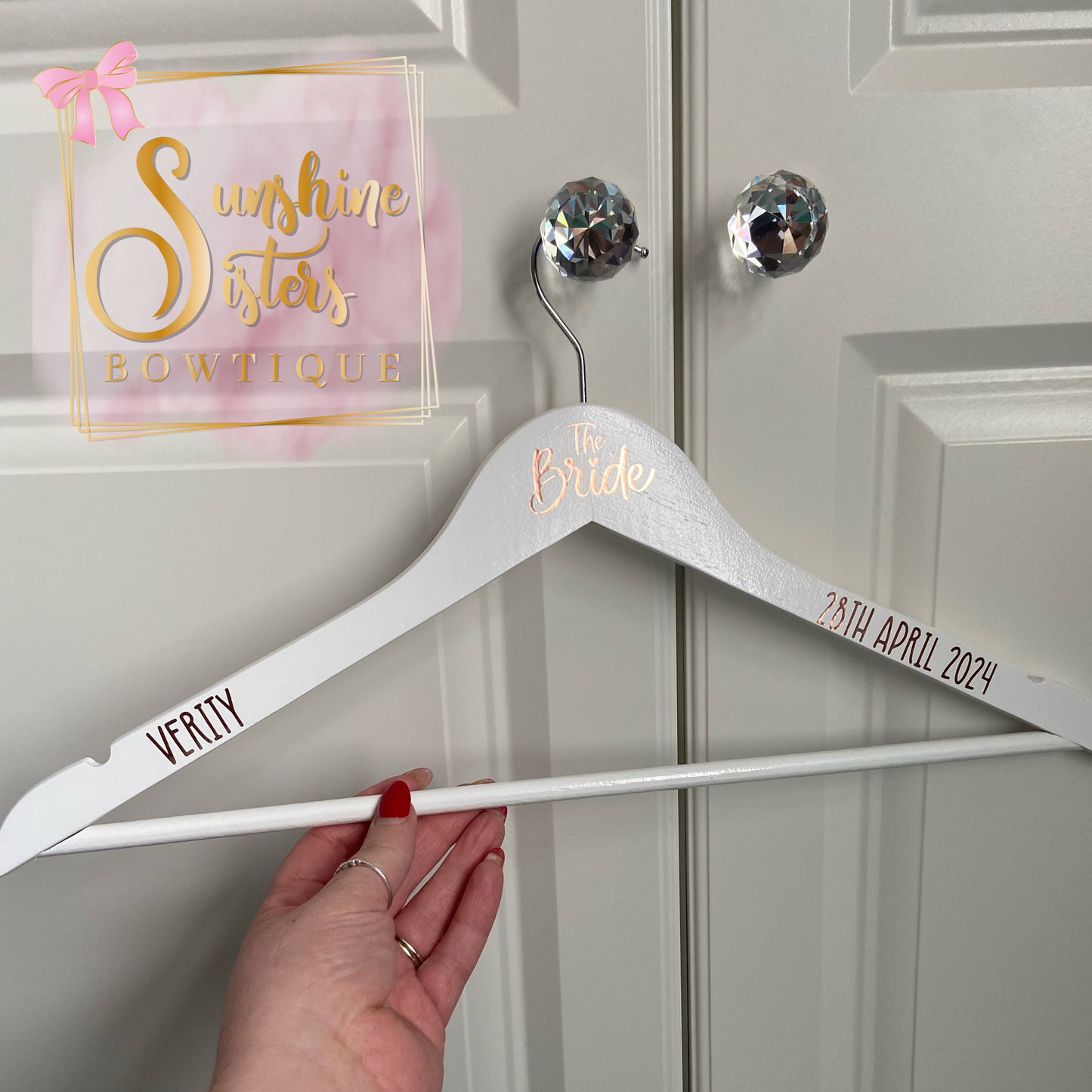 Personalised Bridal Clothing Hanger