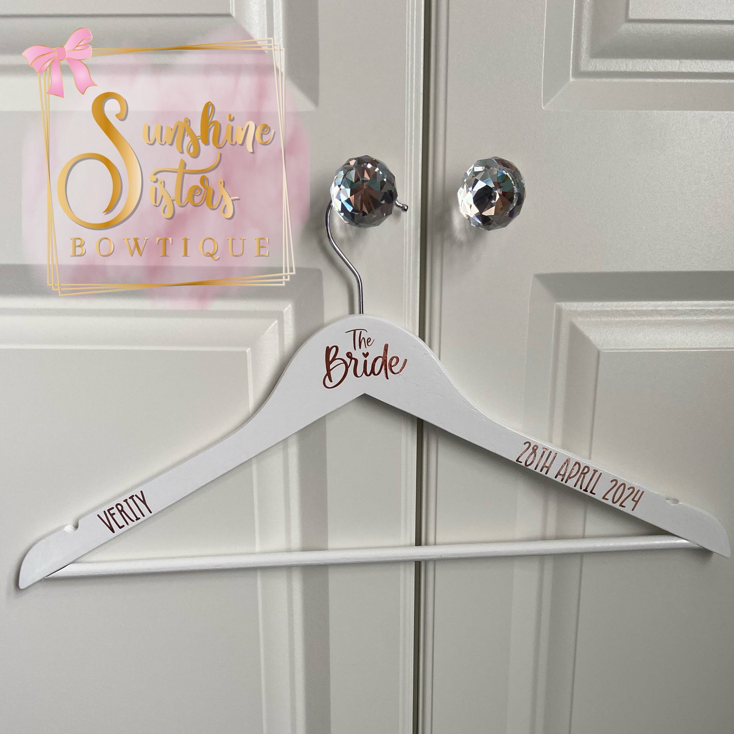 Personalised Bridal Clothing Hanger