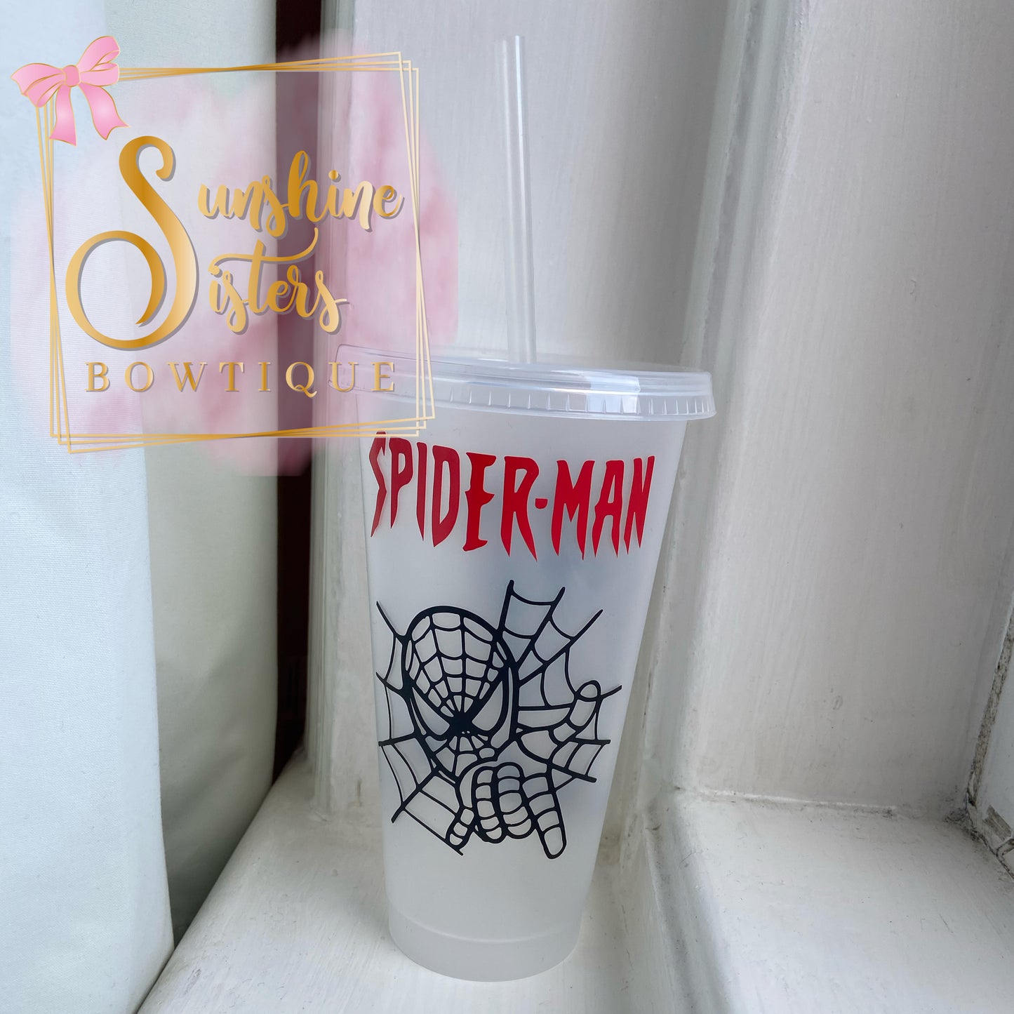 Personalised Spiderman Themed Birthday Cold Cup