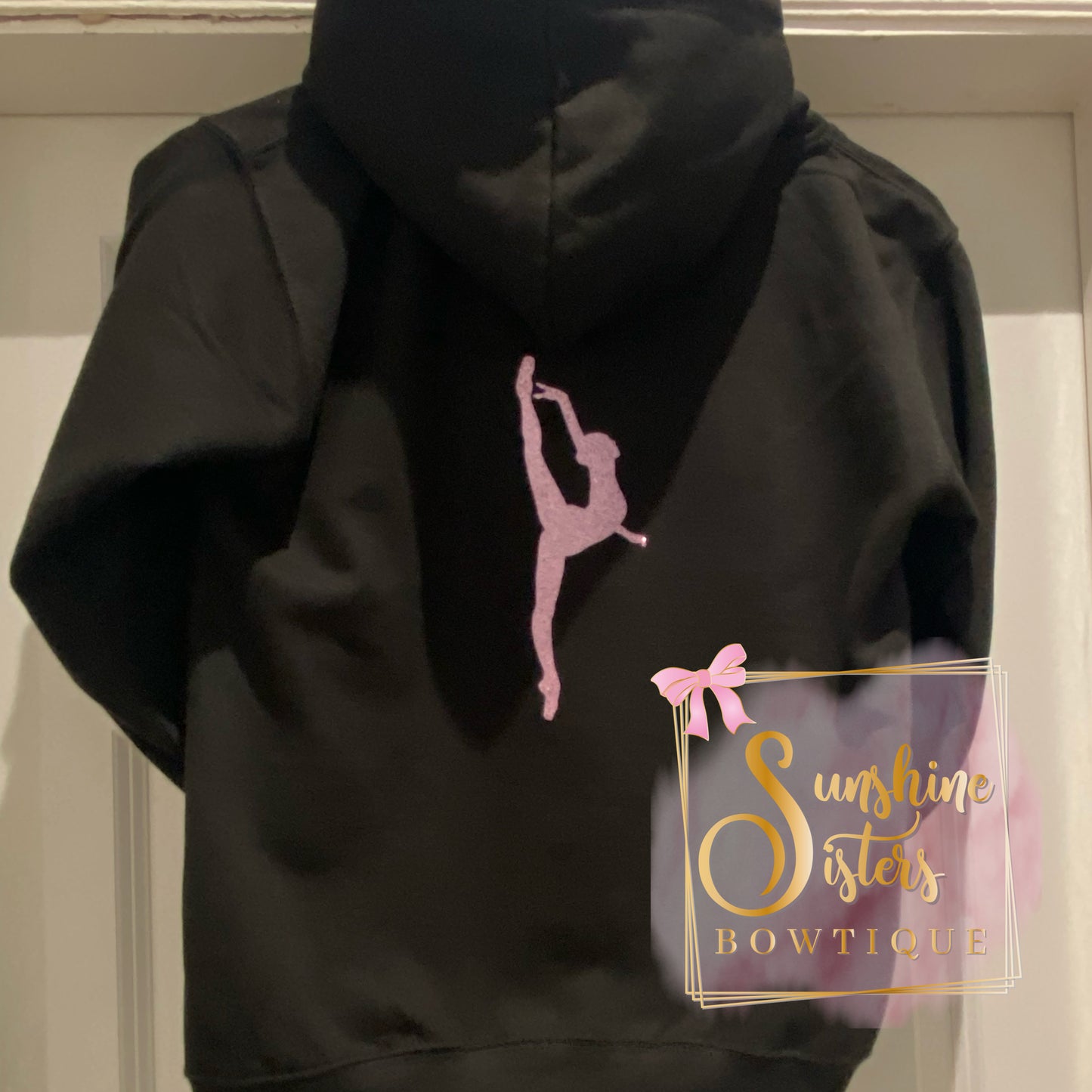 Personalized Ballerina Zip up Hoodie, Ballet Zoodie, Girls Zip up Hoodie, Personalised Zoodie